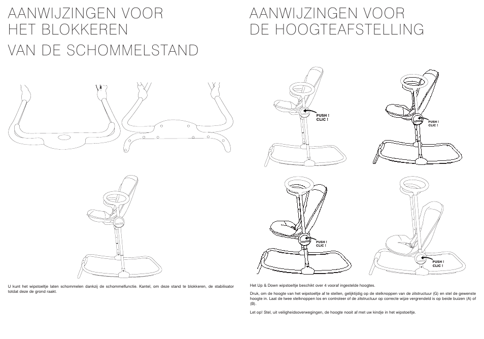 BEABA Up&Down bouncer User Manual | Page 19 / 30