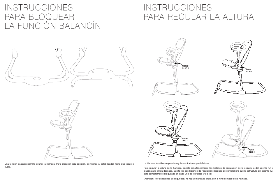 BEABA Up&Down bouncer User Manual | Page 24 / 30