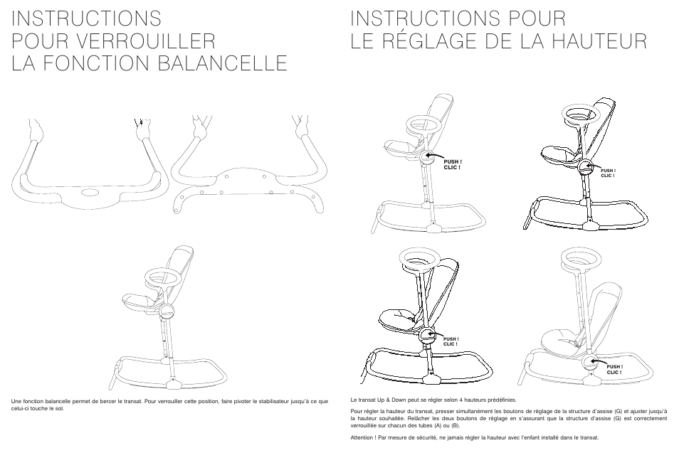 BEABA Up&Down bouncer User Manual | Page 4 / 30