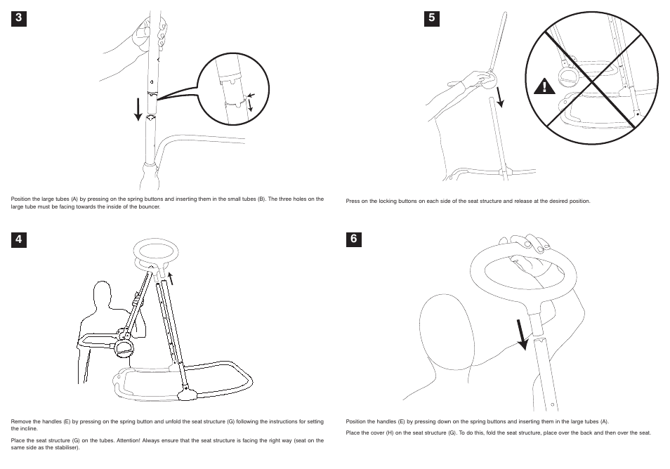BEABA Up&Down bouncer User Manual | Page 7 / 30