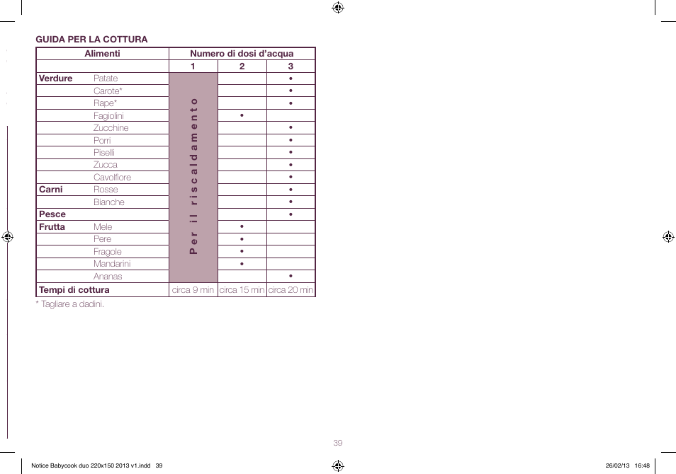 BEABA Babycook Duo User Manual | Page 39 / 82