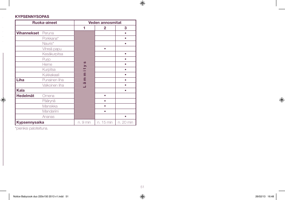 BEABA Babycook Duo User Manual | Page 51 / 82