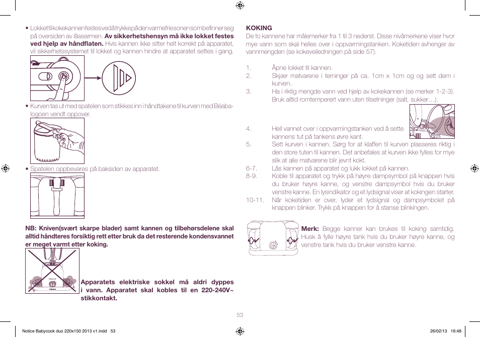 BEABA Babycook Duo User Manual | Page 53 / 82