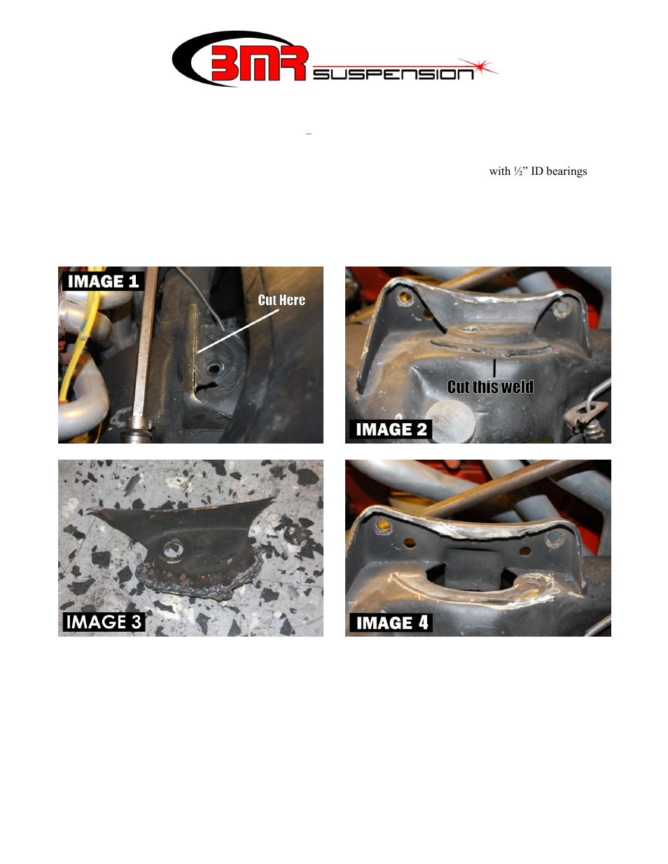 BMR Suspension CCK002 User Manual | 3 pages