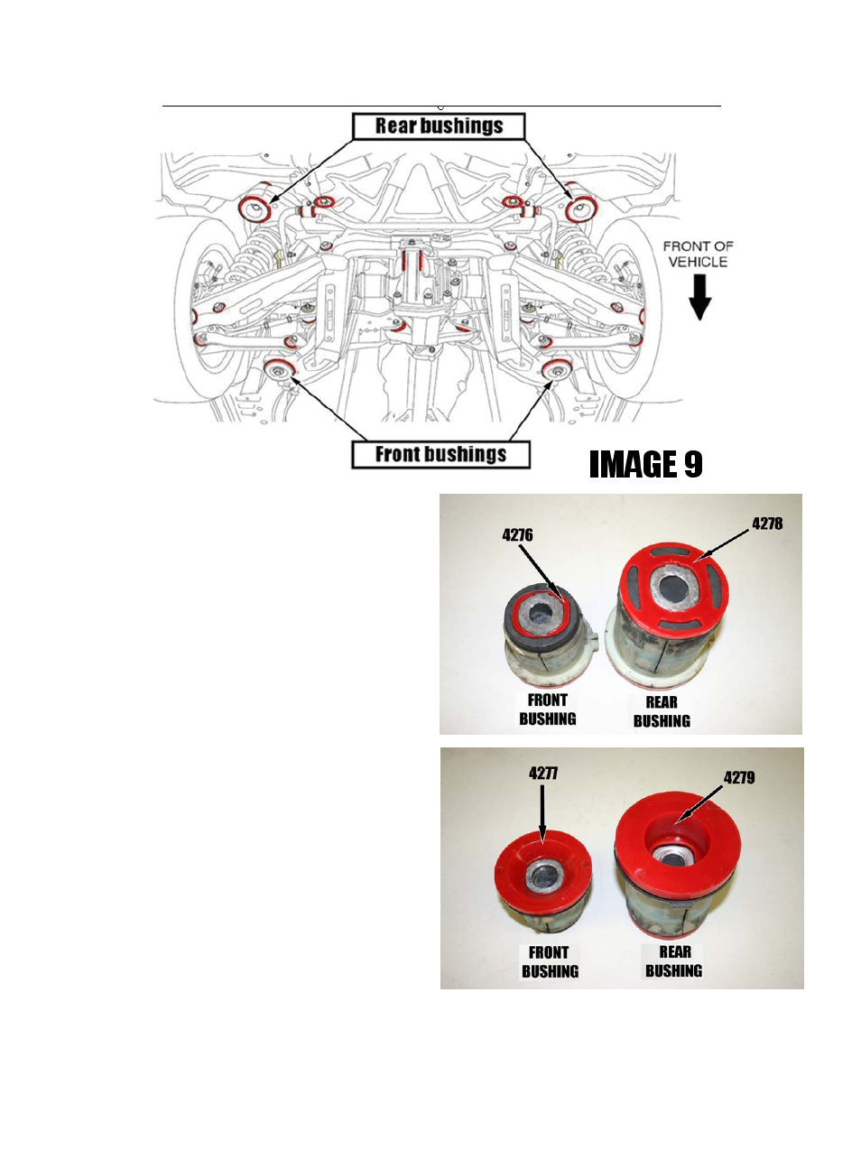 Rear subframe bushing inserts bk040 (continued) | BMR Suspension BK040 User Manual | Page 3 / 3