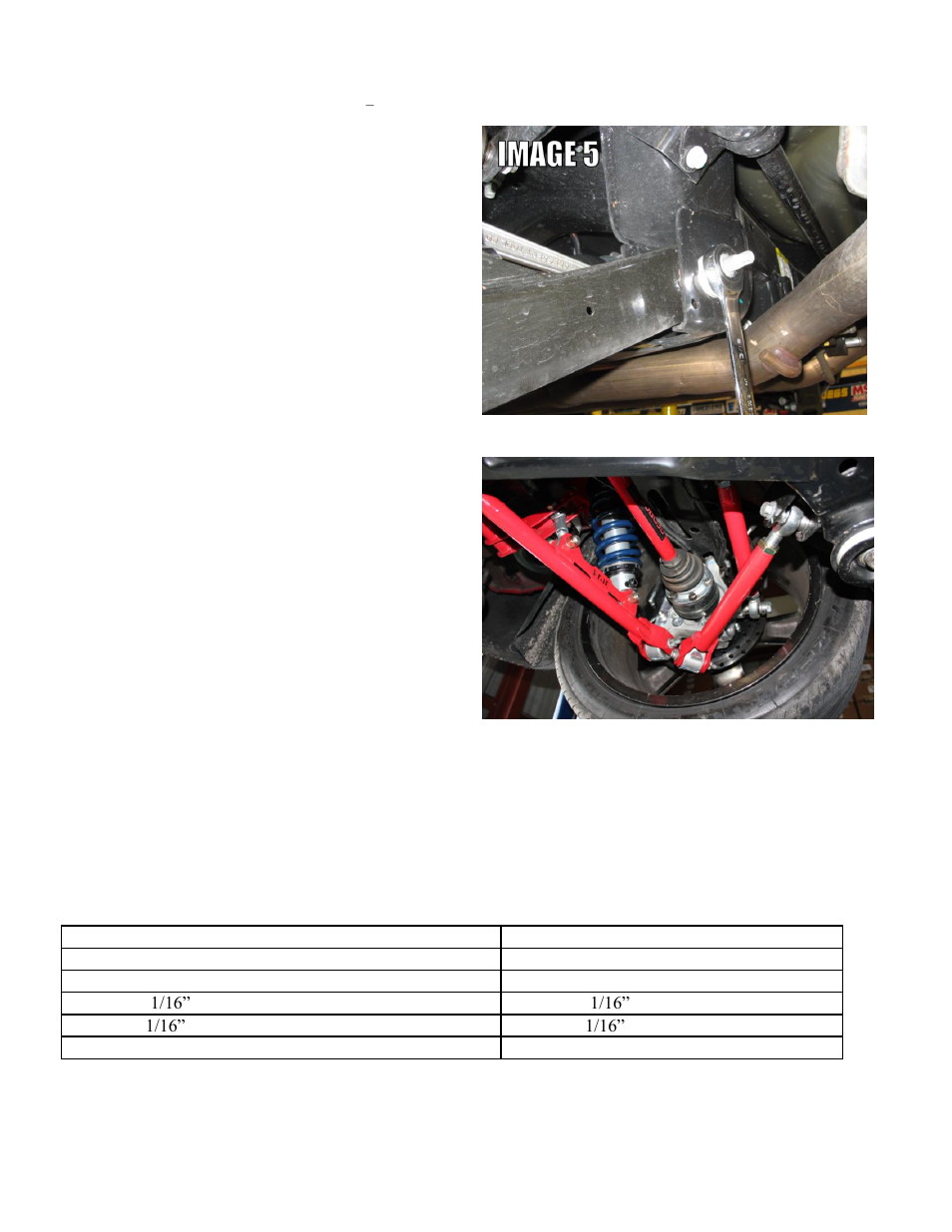 BMR Suspension MTCA030 User Manual | Page 2 / 2