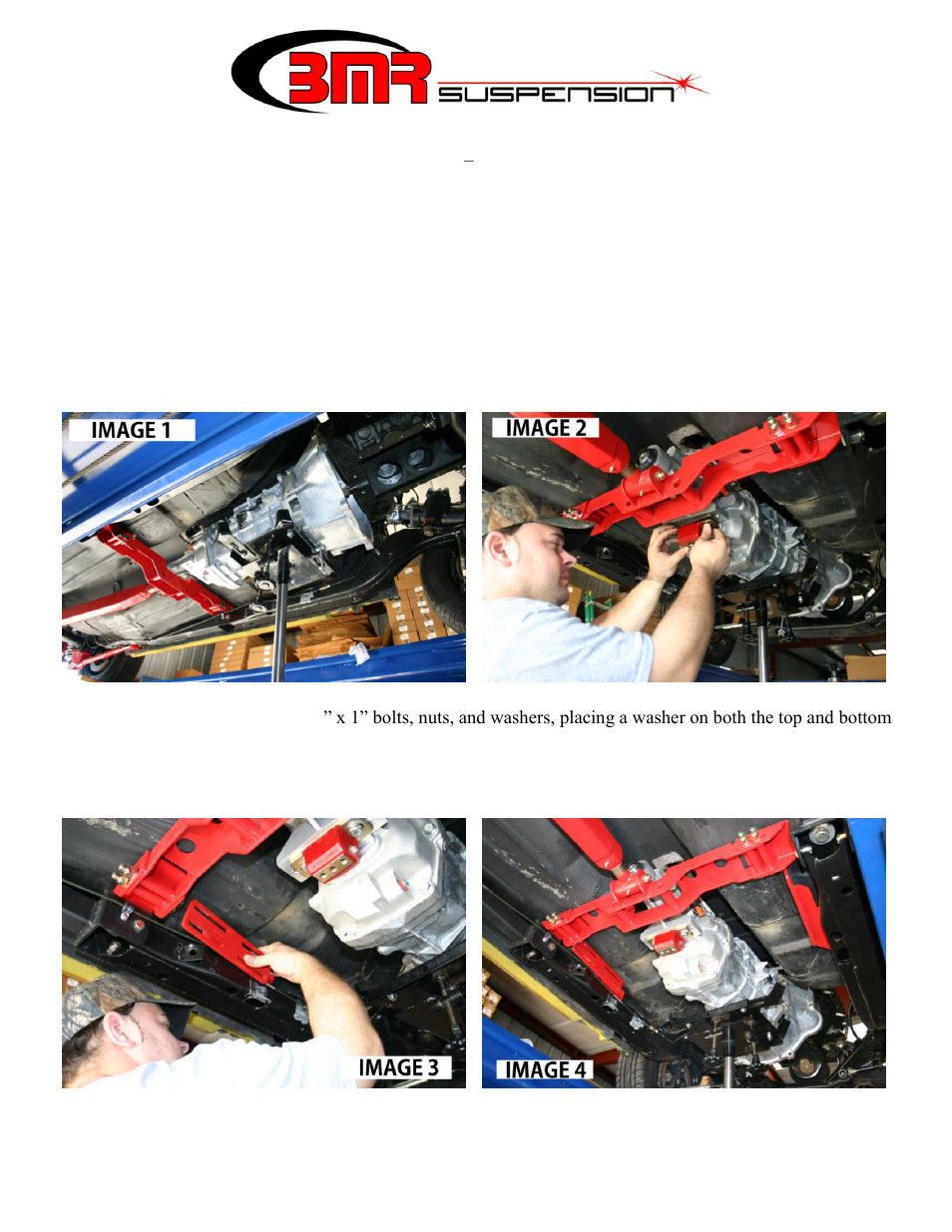 BMR Suspension TCK005 User Manual | 2 pages