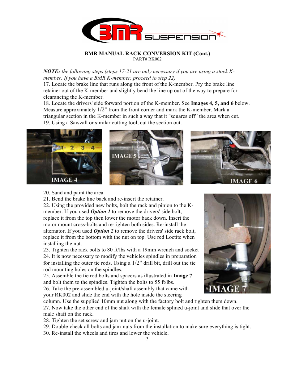 BMR Suspension RK002 User Manual | Page 3 / 4