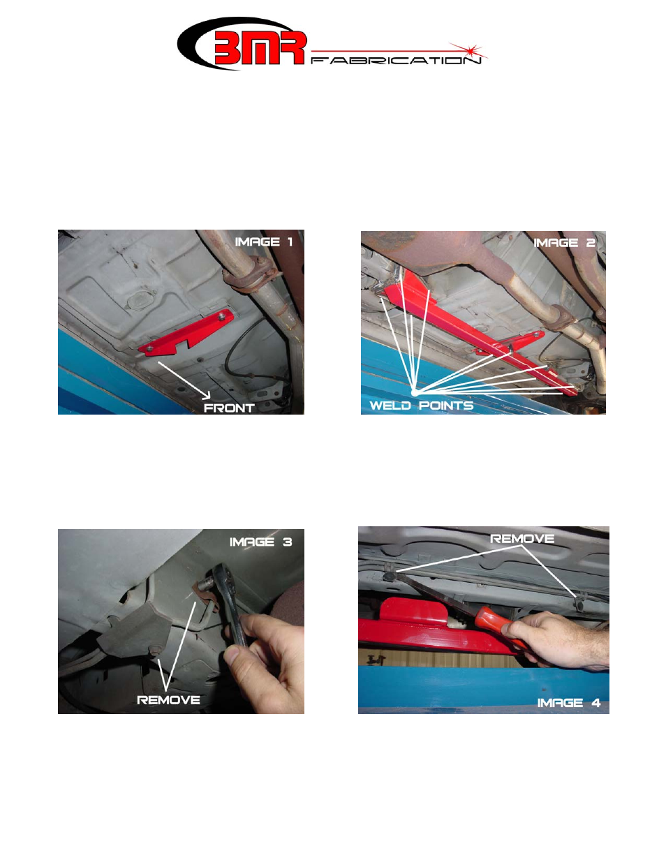 BMR Suspension SFC010 User Manual | 1 page