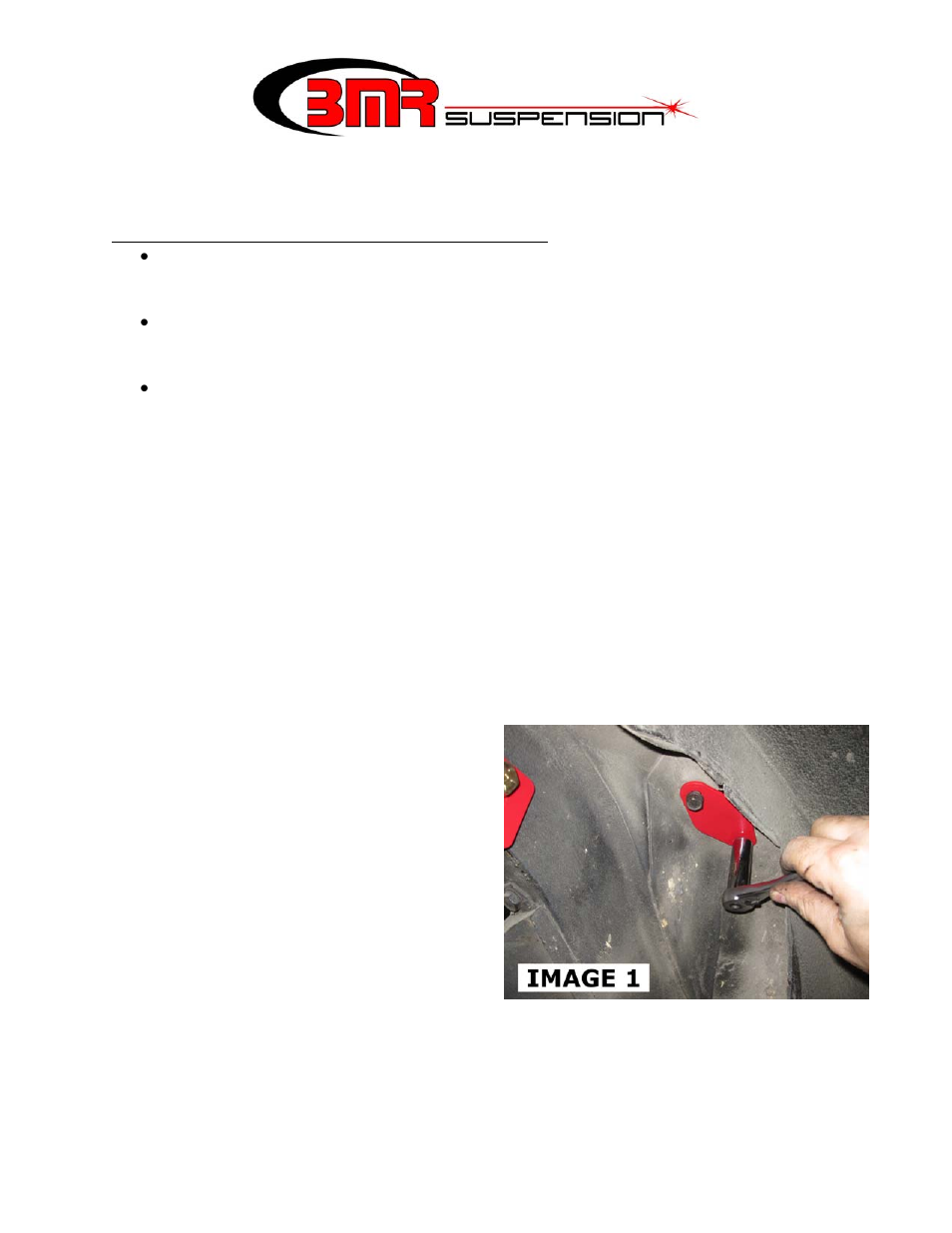 BMR Suspension TAS010 User Manual | Page 6 / 15