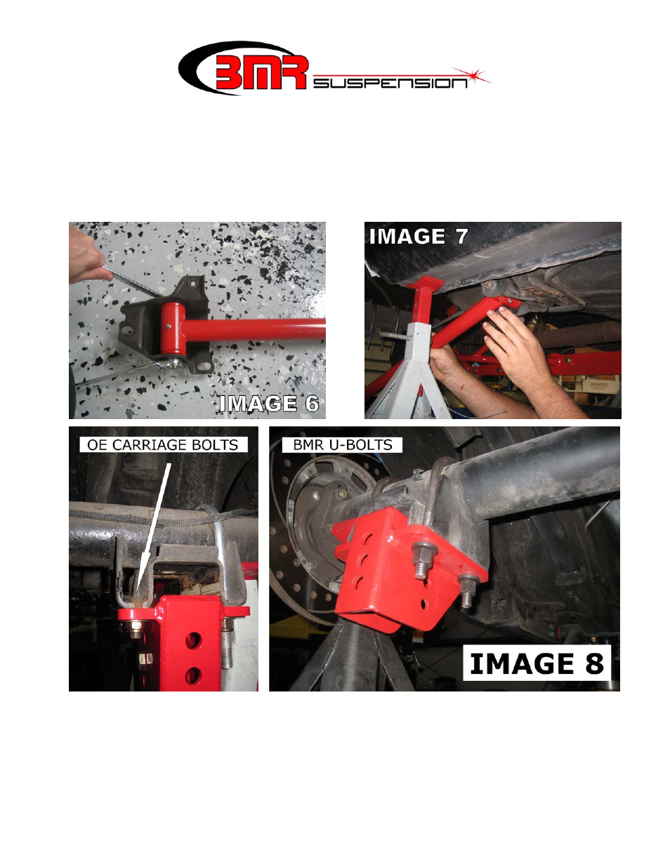 BMR Suspension TAS010 User Manual | Page 8 / 15