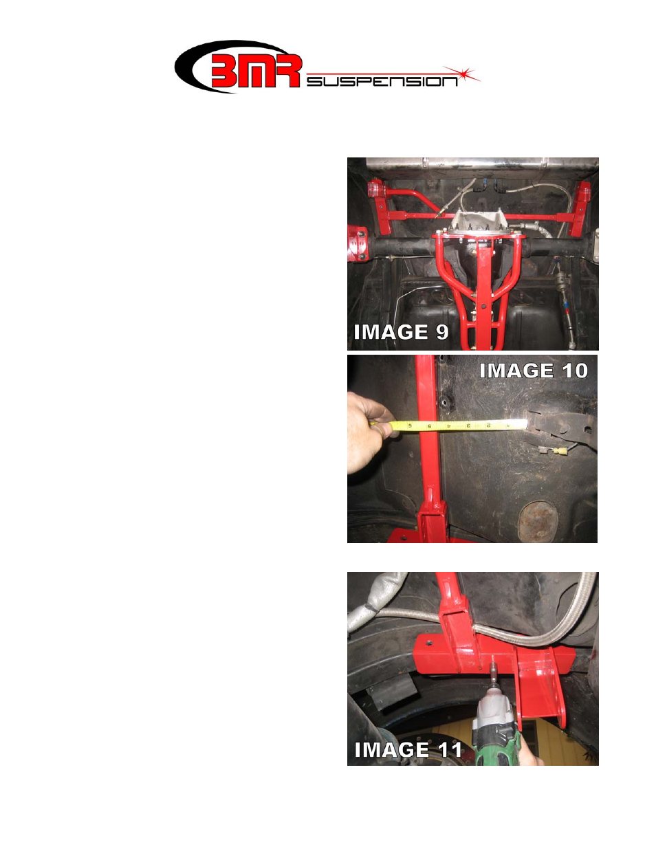 BMR Suspension TAS010 User Manual | Page 9 / 15