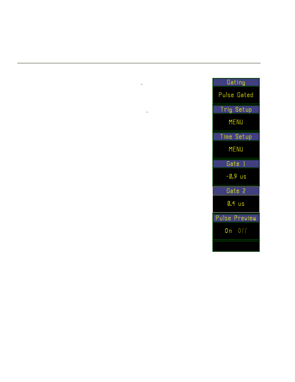 Table 4-9c. trig > menu (statistical), Table 4-9c. trig > menu (statistical) -50, Boonton 4500b rf peak power analyzer | Operation | Boonton 4500B Peak Power Meter User Manual | Page 122 / 372