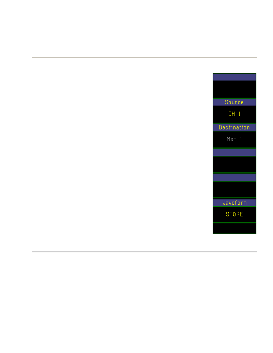 Table 4-40. prgm > mem save > menu, Table 4-40. prgm > mem save > menu -93, Boonton 4500b rf peak power analyzer | Operation | Boonton 4500B Peak Power Meter User Manual | Page 165 / 372