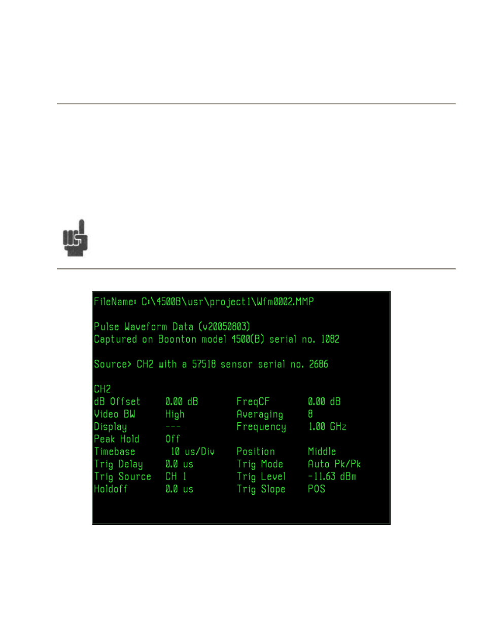 Boonton 4500b rf peak power analyzer, Operation | Boonton 4500B Peak Power Meter User Manual | Page 167 / 372