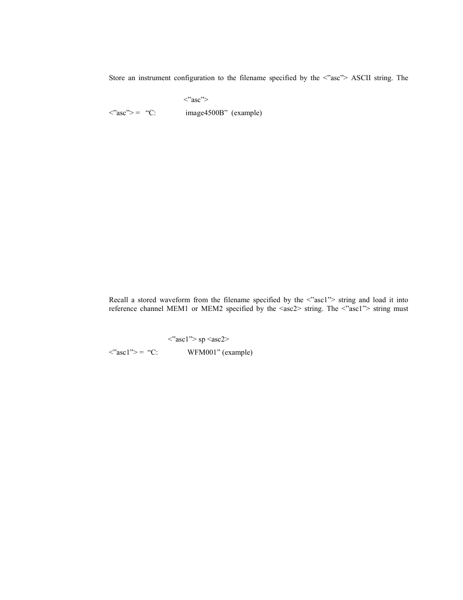 Memory:sys:store, Mmemory:copy, Mmemory:load | Memory:sys:store -52, Mmemory:copy -52, Mmemory:load -52, Boonton 4500b rf peak power analyzer, Remote operation | Boonton 4500B Peak Power Meter User Manual | Page 252 / 372