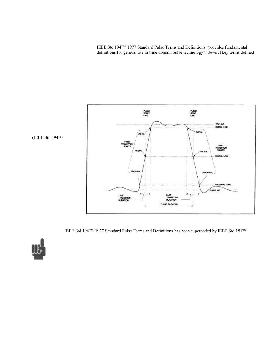 2 pulse definitions, Standard ieee pulse, 2 pulse definitions -5 | Standard ieee pulse -5, Boonton 4500b rf peak power analyzer | Boonton 4500B Peak Power Meter User Manual | Page 315 / 372