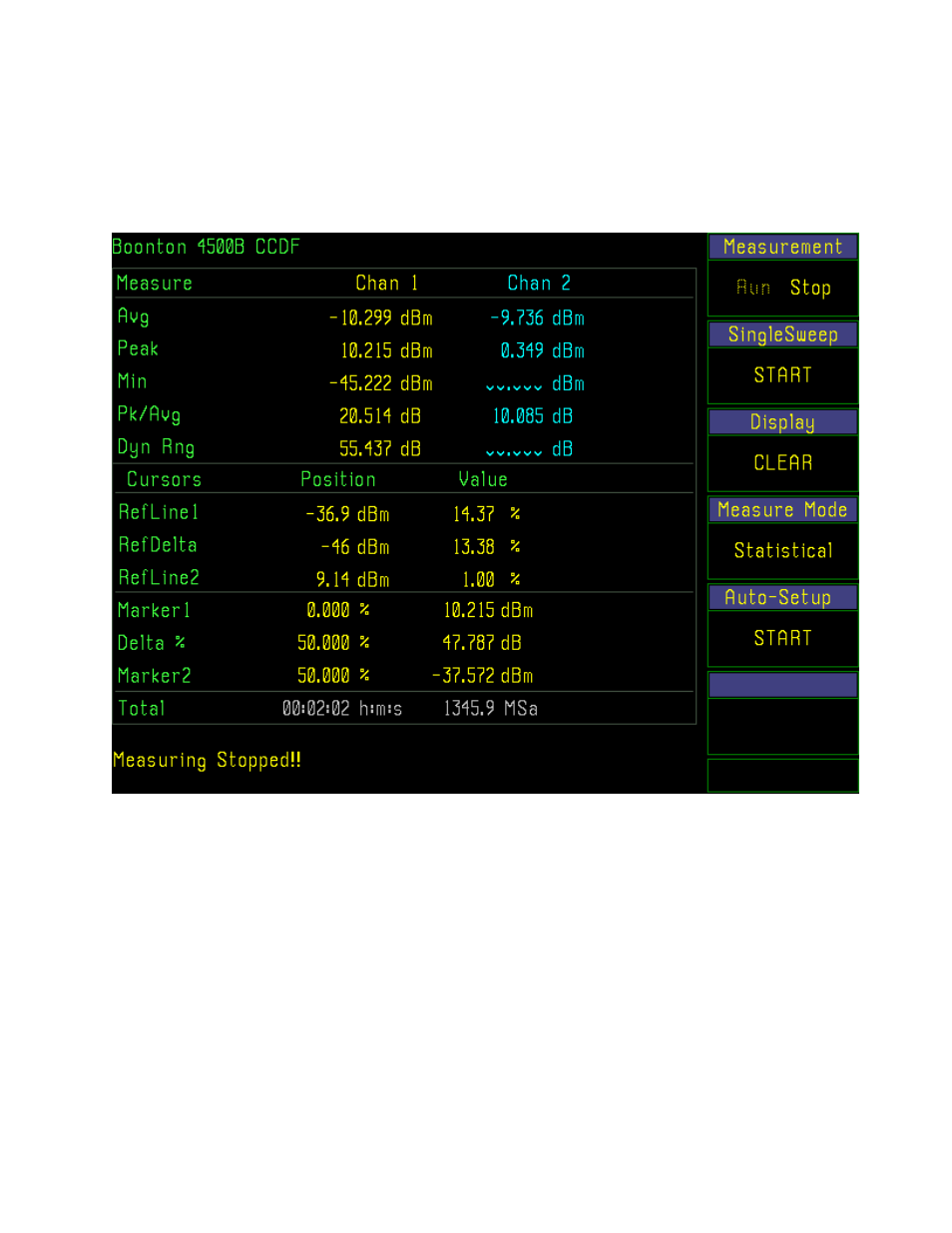 Boonton 4500b rf peak power analyzer | Boonton 4500B Peak Power Meter User Manual | Page 323 / 372