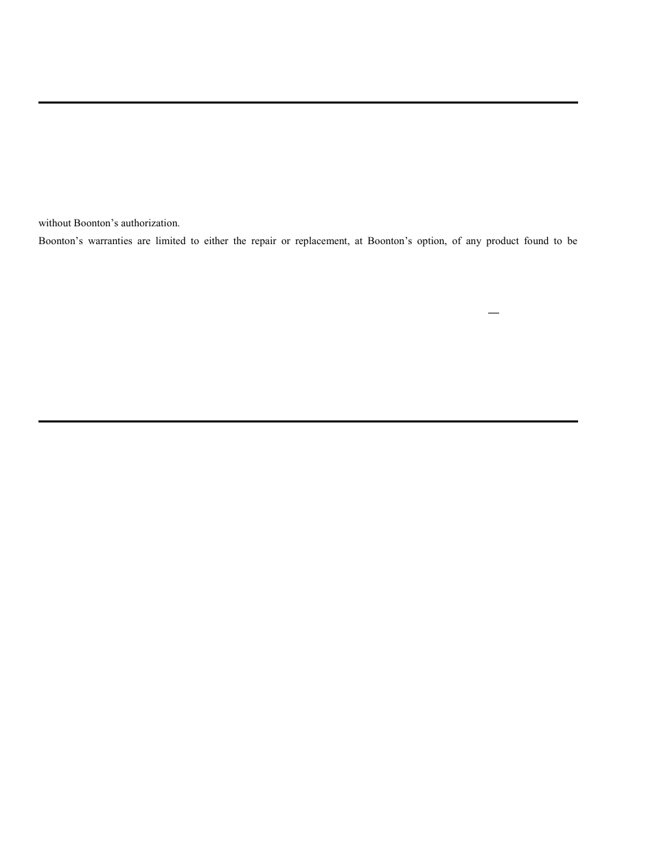 Limited warranty, Limited warranty -2, Boonton 4500b rf peak power analyzer | Boonton 4500B Peak Power Meter User Manual | Page 372 / 372