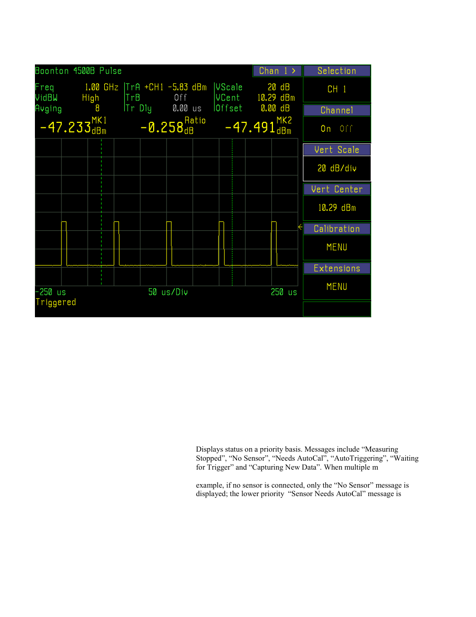 Boonton 4500b rf peak power analyzer, Getting started | Boonton 4500B Peak Power Meter User Manual | Page 44 / 372