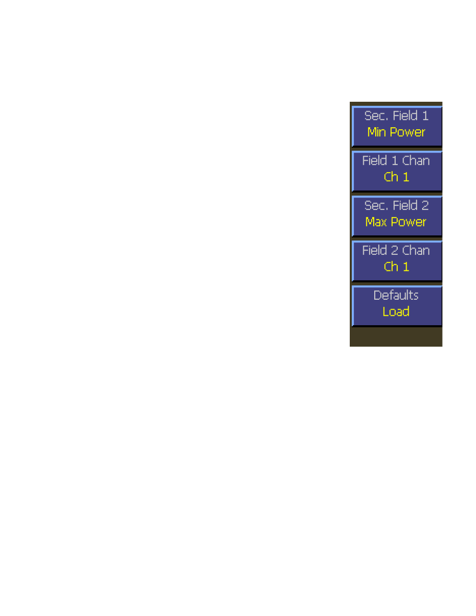 33 display > text mode > ch1|2 options menu, 33 display > text mode > ch1|2 options menu -55, Boonton 4540 series rf power meter | Operation | Boonton 4540 Peak Power Meter User Manual User Manual | Page 103 / 270
