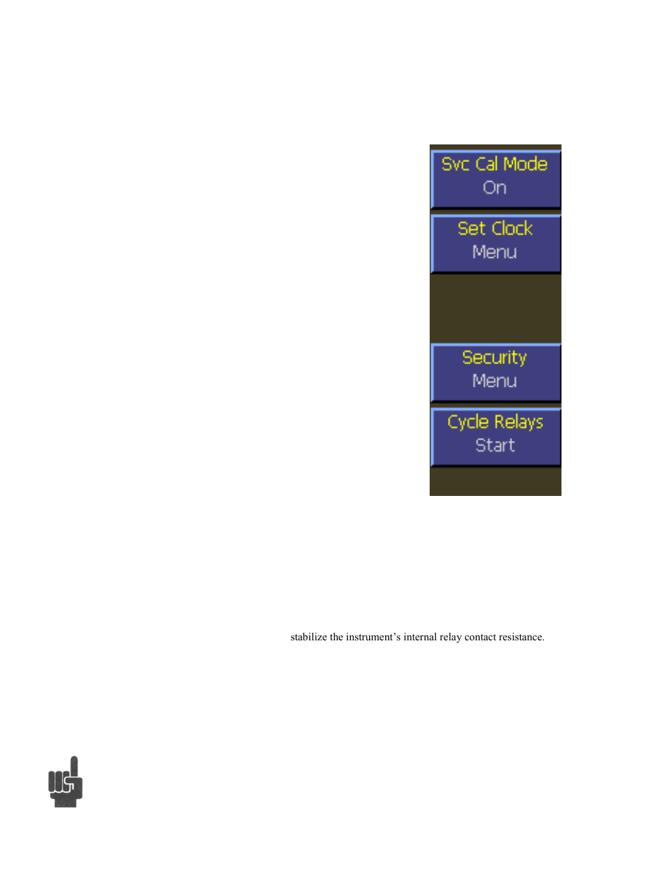 50 system > servicing menu, 50 system > servicing menu -78, Boonton 4540 series rf power meter | Operation | Boonton 4540 Peak Power Meter User Manual User Manual | Page 126 / 270