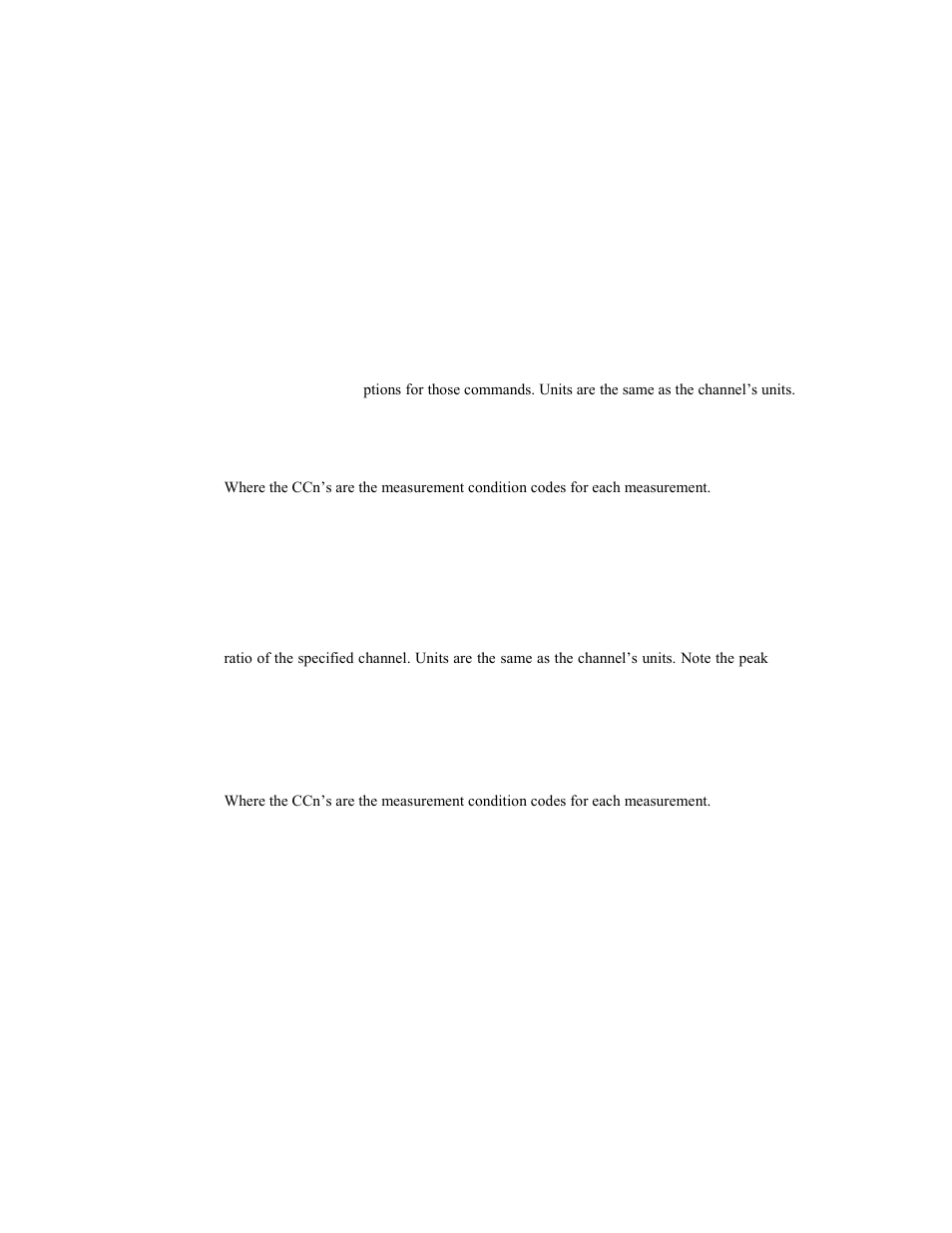 Fetch:array:ameasure:time, Fetch:array:cw:power, Fetch:array:ameasure:time? -24 | Fetch:array:cw:power? -24, Boonton 4540 series rf power meter, Remote operation | Boonton 4540 Peak Power Meter User Manual User Manual | Page 158 / 270