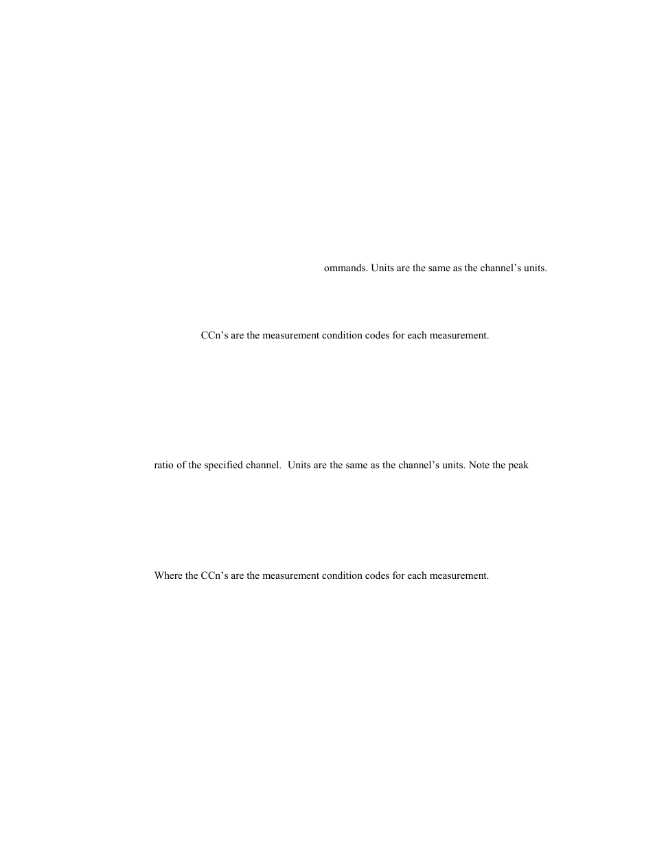 Read:array:ameasure:time, Read:array:cw:power, Read:array:ameasure:time? -46 | Read:array:cw:power? -46, Boonton 4540 series rf power meter, Remote operation | Boonton 4540 Peak Power Meter User Manual User Manual | Page 180 / 270