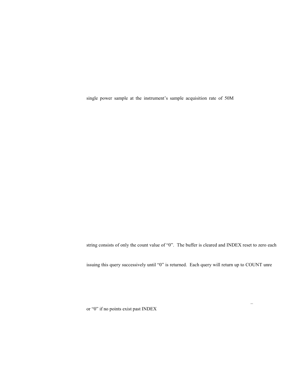 Sense:mbuf:measurement, Sense:mbuf:data, Sense:mbuf:measurement -61 | Sense:mbuf:data -61, Boonton 4540 series rf power meter, Remote operation | Boonton 4540 Peak Power Meter User Manual User Manual | Page 195 / 270