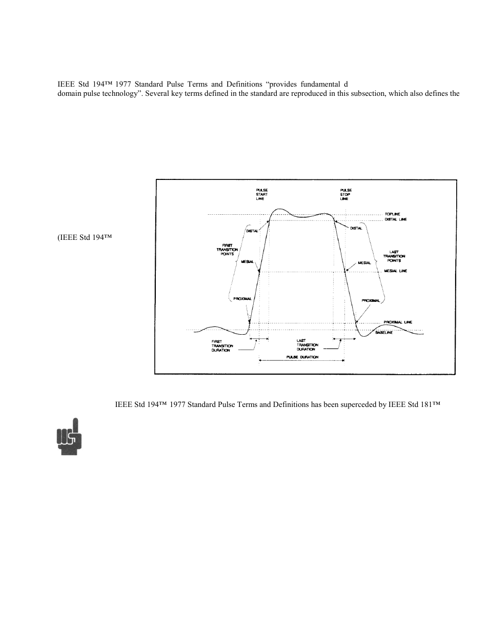 2 pulse definitions, 1 standard ieee pulse, 2 pulse definitions -5 | 1 standard ieee pulse -5, Boonton 4540 series rf power meter | Boonton 4540 Peak Power Meter User Manual User Manual | Page 233 / 270