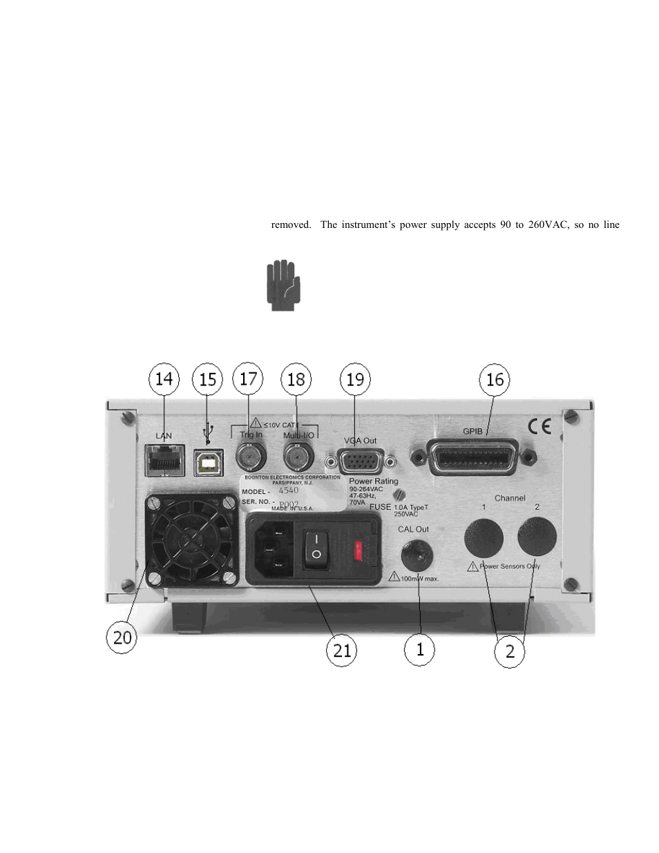Boonton 4540 series rf power meter, Getting started | Boonton 4540 Peak Power Meter User Manual User Manual | Page 33 / 270
