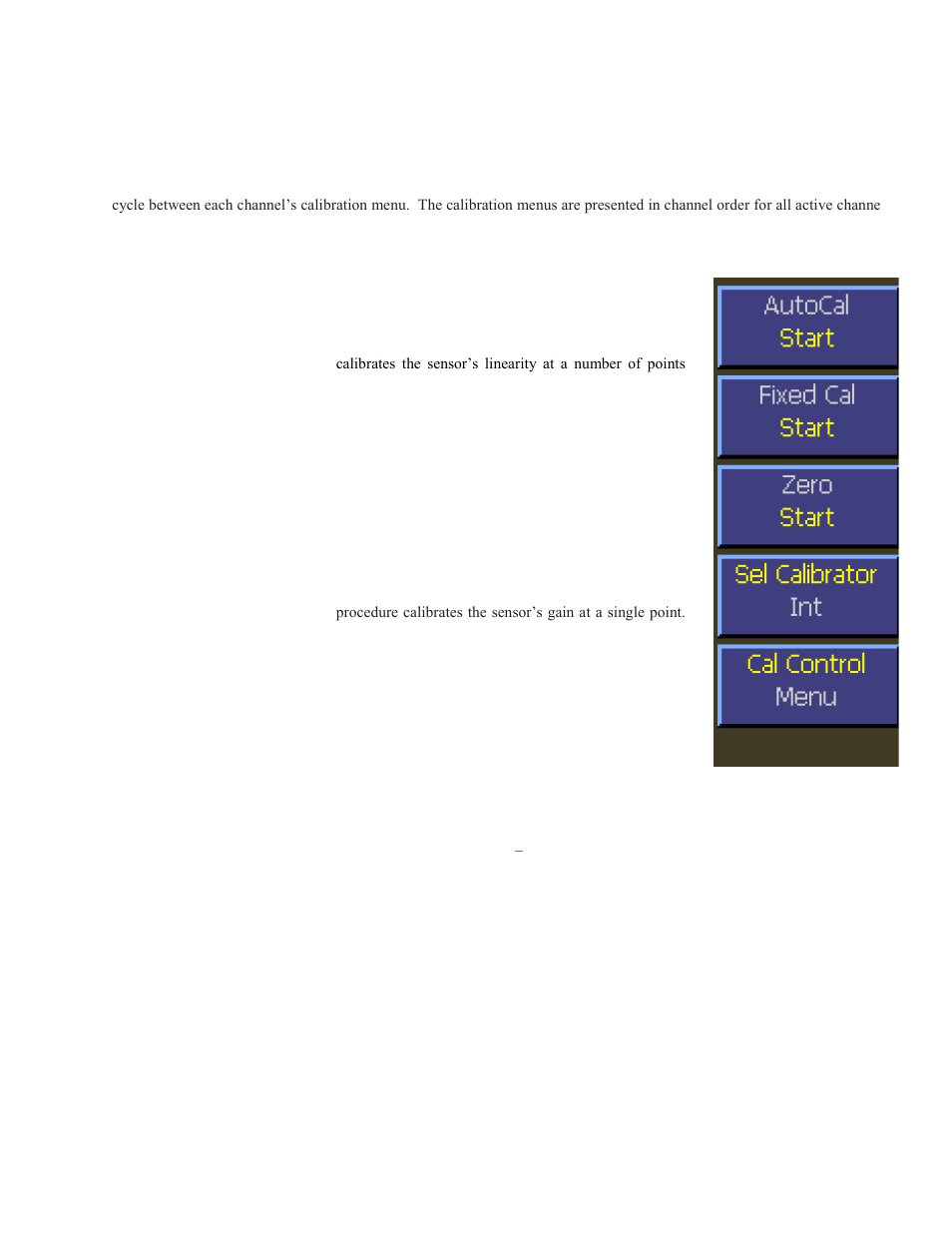 8 channel > calibration menu, 8 channel > calibration menu -13, Boonton 4540 series rf power meter | Operation | Boonton 4540 Peak Power Meter User Manual User Manual | Page 61 / 270
