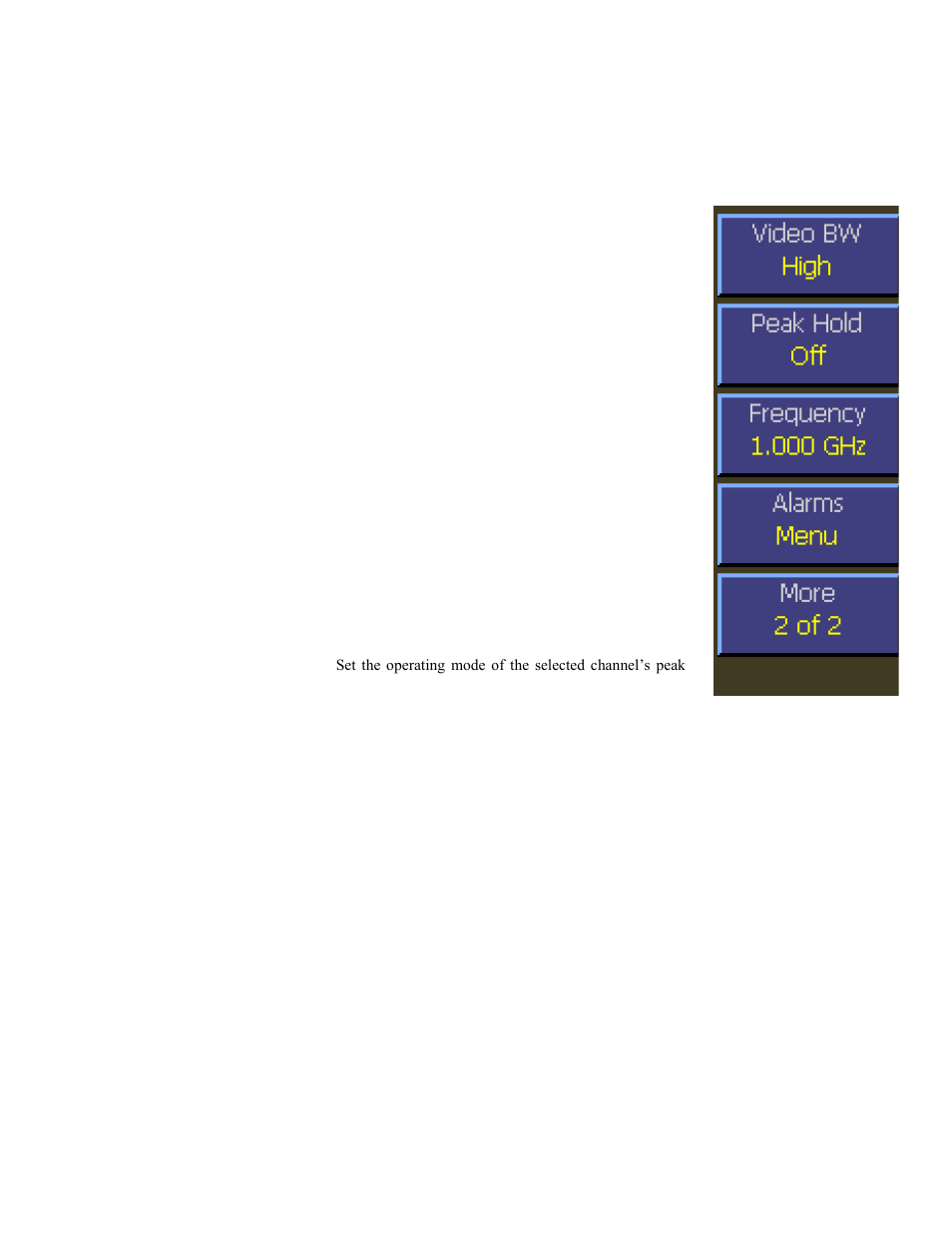 11 channel > extensions pg 2 menu (modulated mode), Boonton 4540 series rf power meter, Operation | Boonton 4540 Peak Power Meter User Manual User Manual | Page 67 / 270