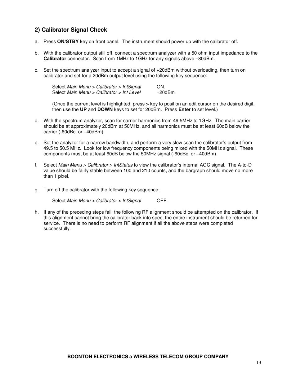 Boonton 4530 Peak Power Meter Service Manual User Manual | Page 13 / 37