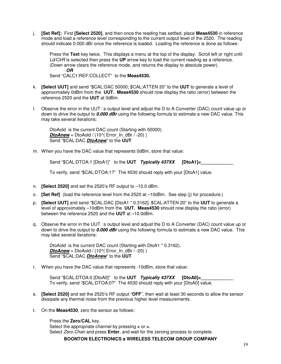 Boonton 4530 Peak Power Meter Service Manual User Manual | Page 19 / 37