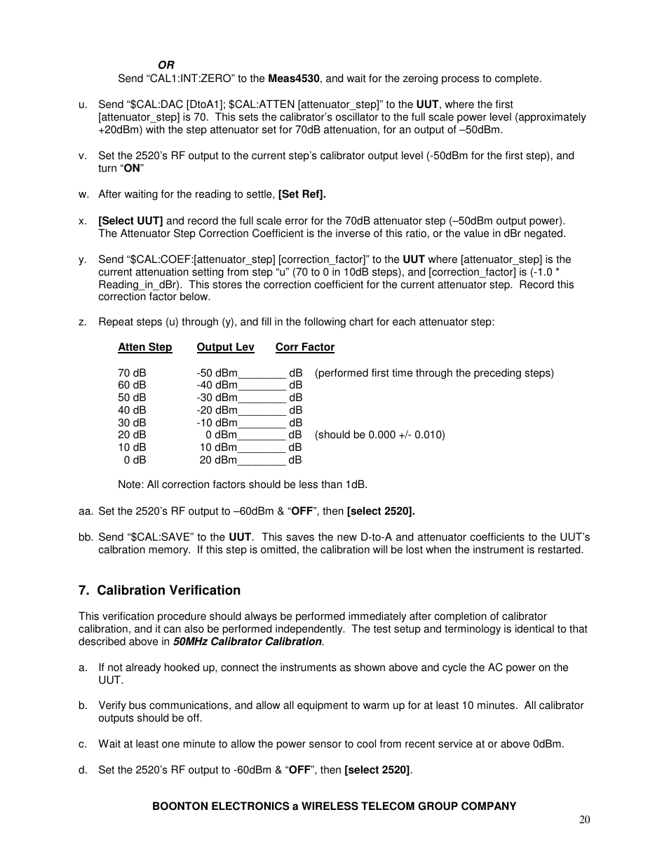 Boonton 4530 Peak Power Meter Service Manual User Manual | Page 20 / 37
