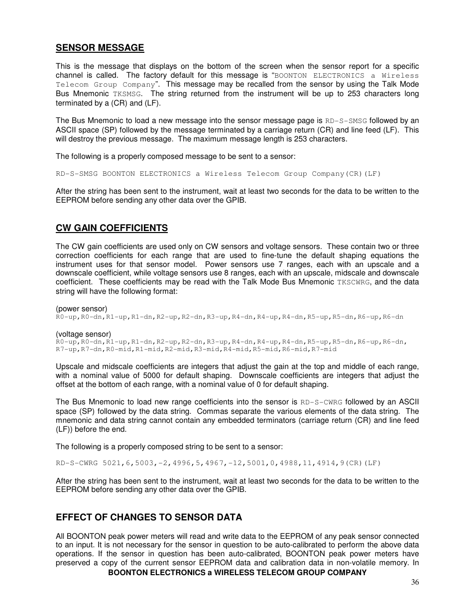 Boonton 4530 Peak Power Meter Service Manual User Manual | Page 36 / 37