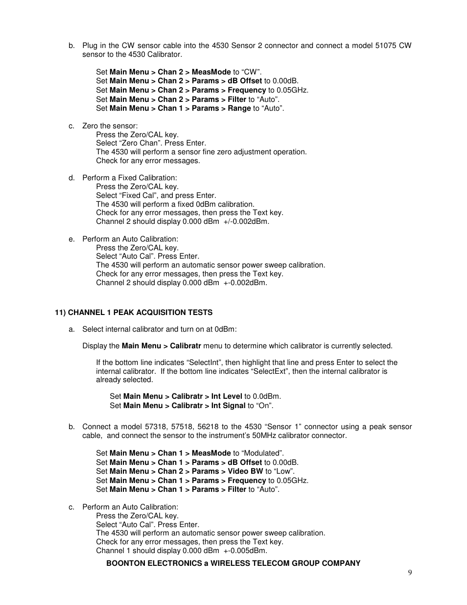 Boonton 4530 Peak Power Meter Service Manual User Manual | Page 9 / 37