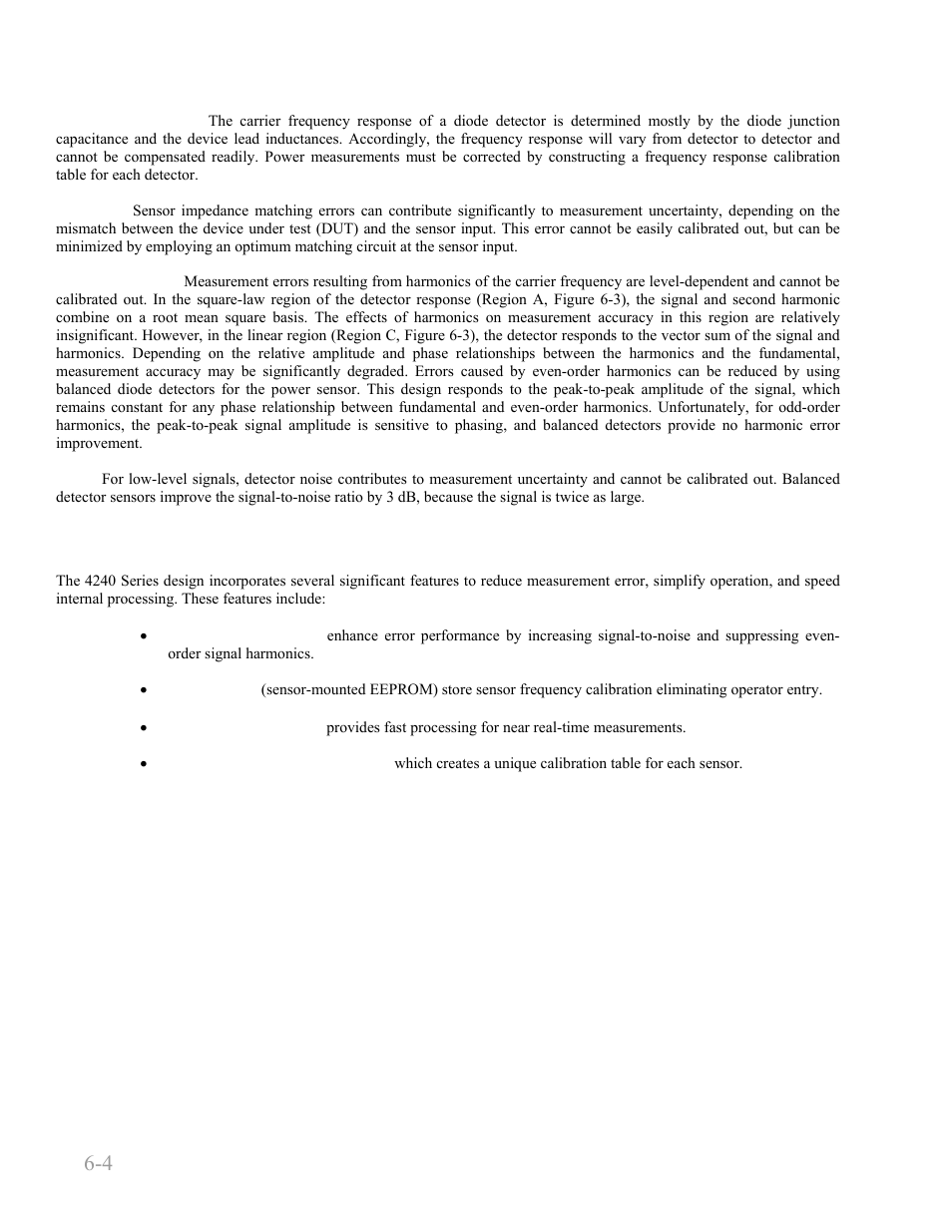 3 4240 series features, 3 4240 series features -4, Boonton 4240 series rf power meter | Boonton 4240 RF Power Meter User Manual | Page 112 / 128