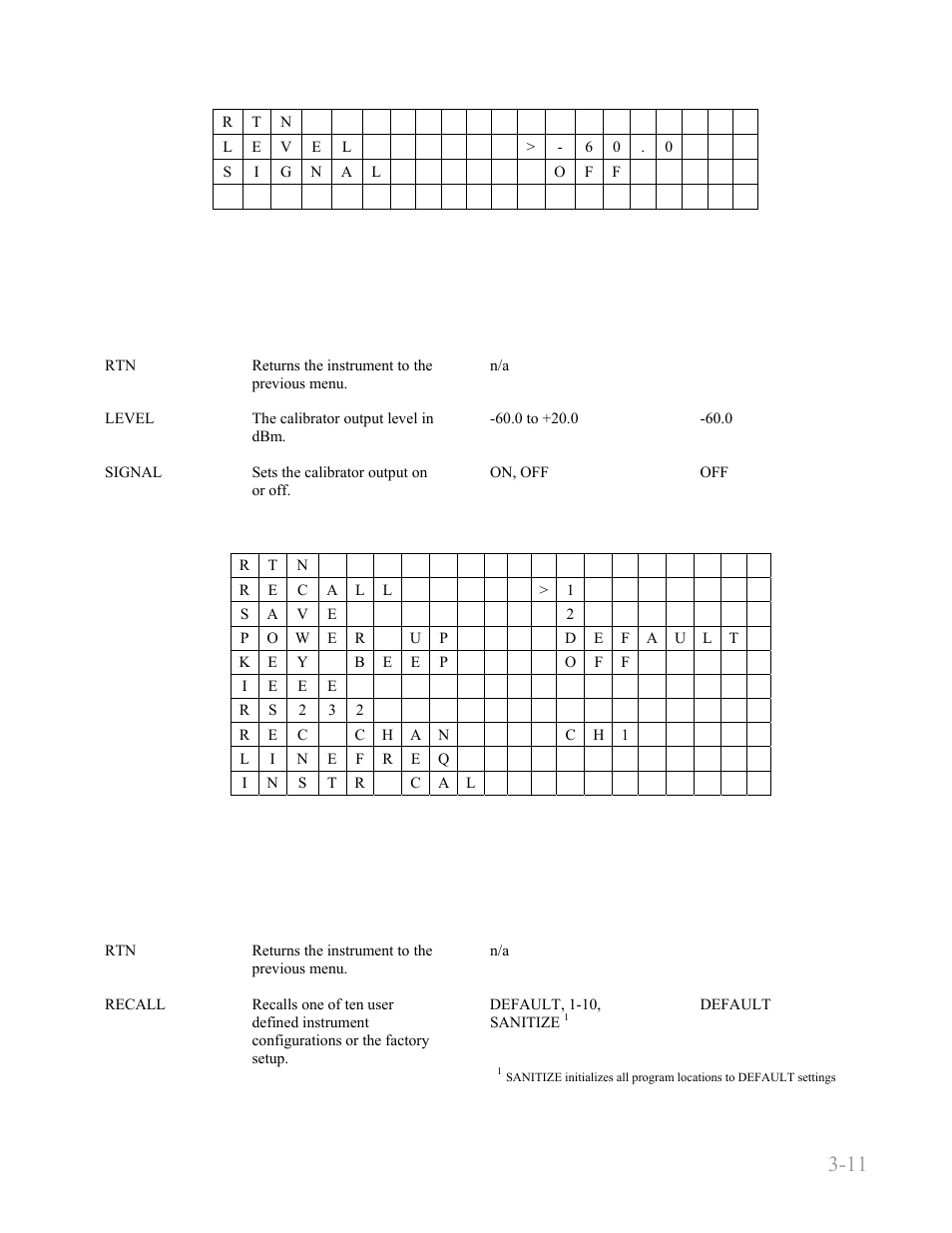Boonton 4240 series rf power meter, Getting started 3-11 | Boonton 4240 RF Power Meter User Manual | Page 35 / 128