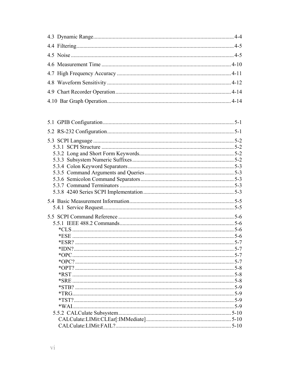 Boonton 4240 series rf power meter | Boonton 4240 RF Power Meter User Manual | Page 6 / 128