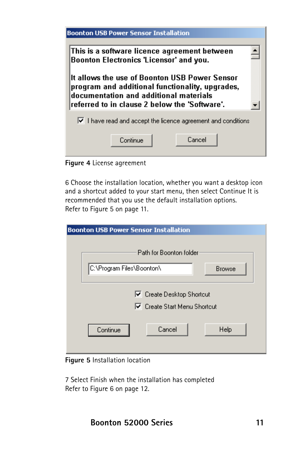 Boonton 52000 Series USB CW Power Sensor User Manual | Page 11 / 68