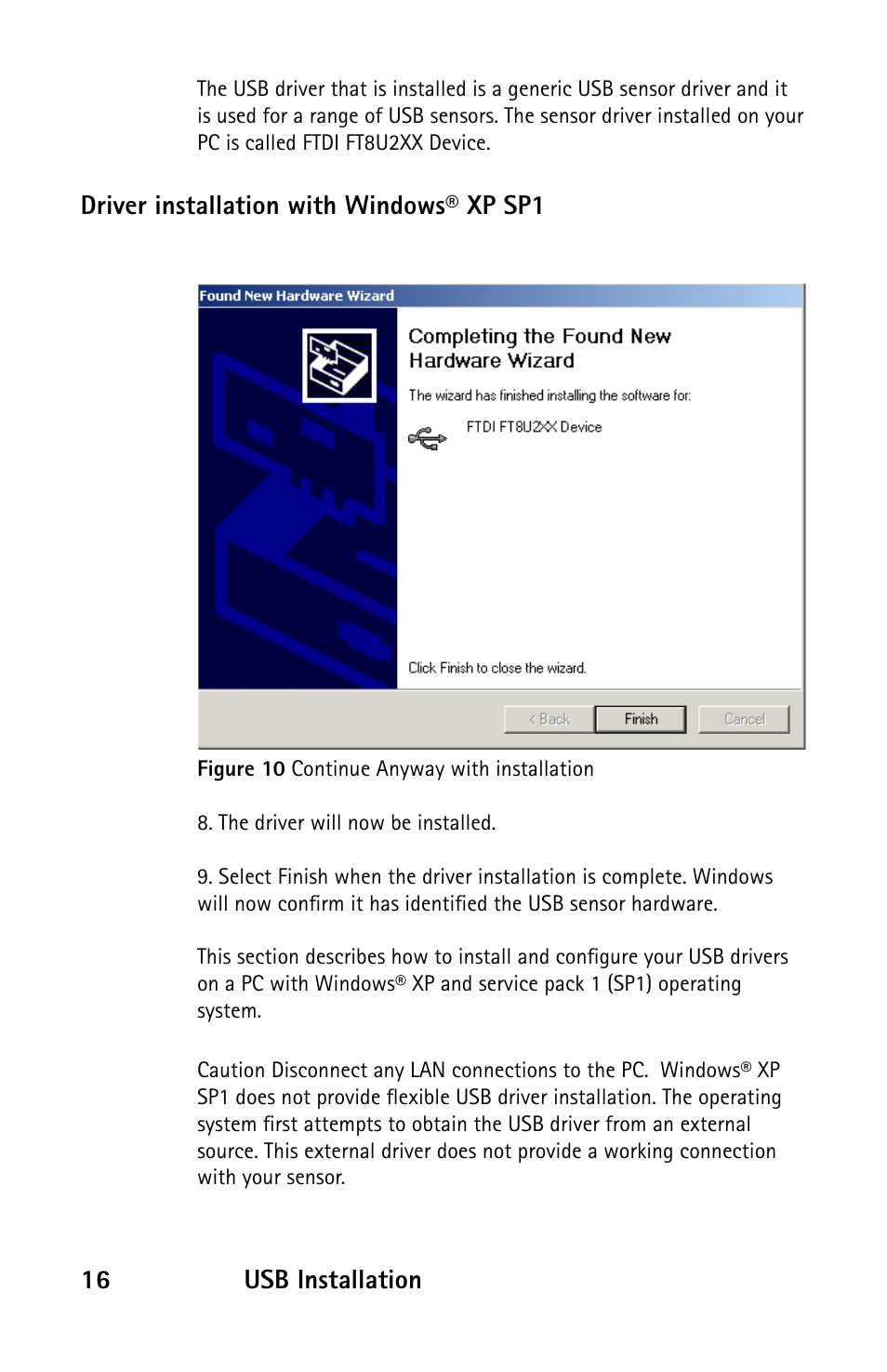 Boonton 52000 Series USB CW Power Sensor User Manual | Page 16 / 68