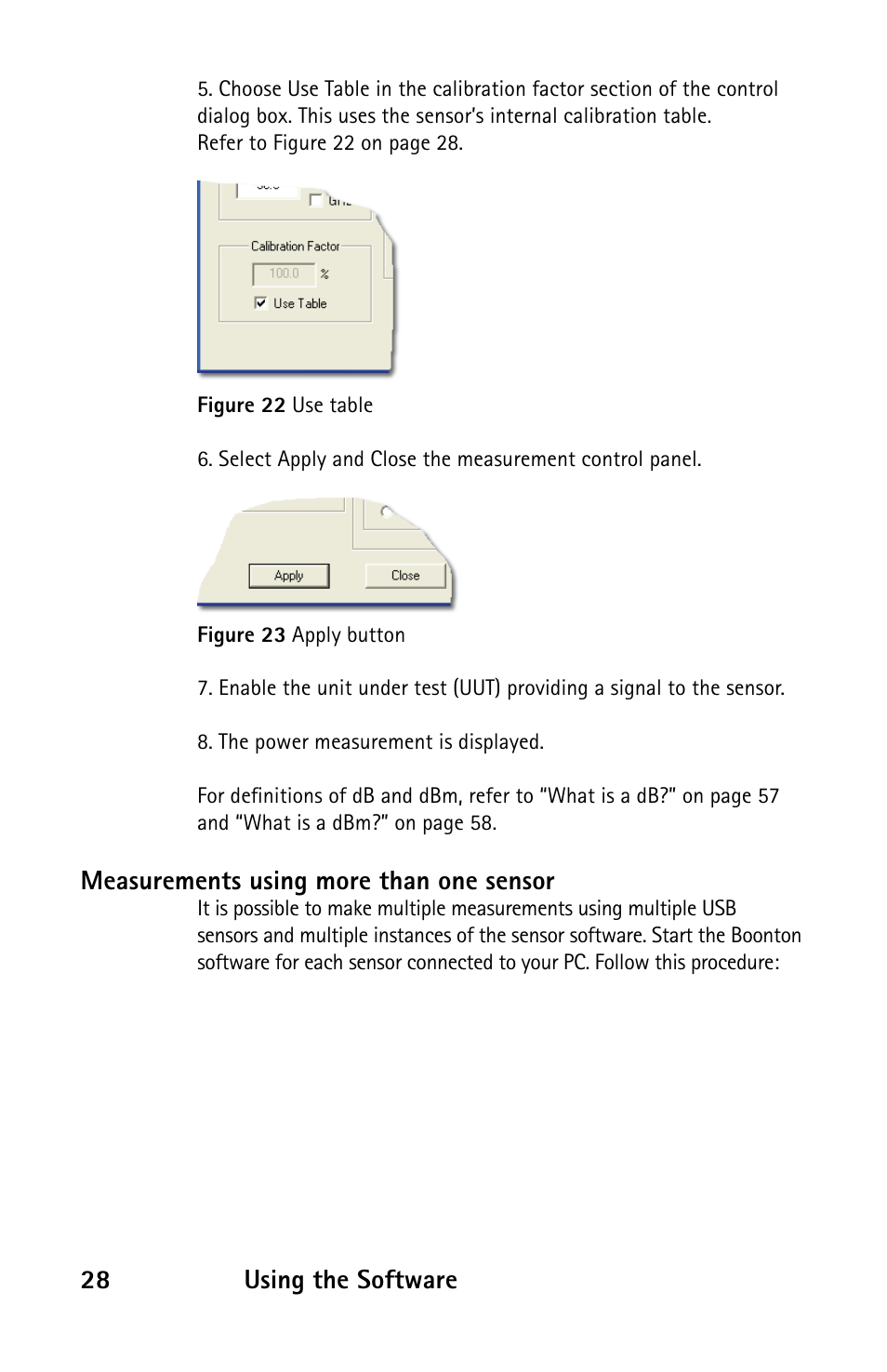 Boonton 52000 Series USB CW Power Sensor User Manual | Page 28 / 68