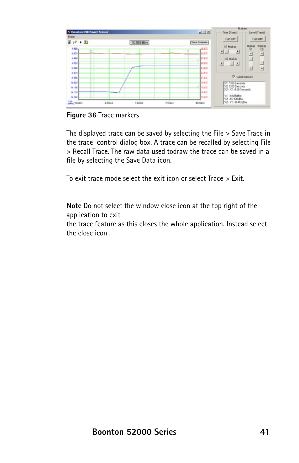Boonton 52000 Series USB CW Power Sensor User Manual | Page 41 / 68