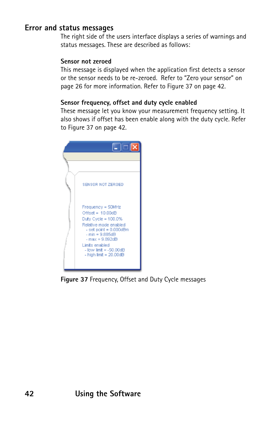 Boonton 52000 Series USB CW Power Sensor User Manual | Page 42 / 68