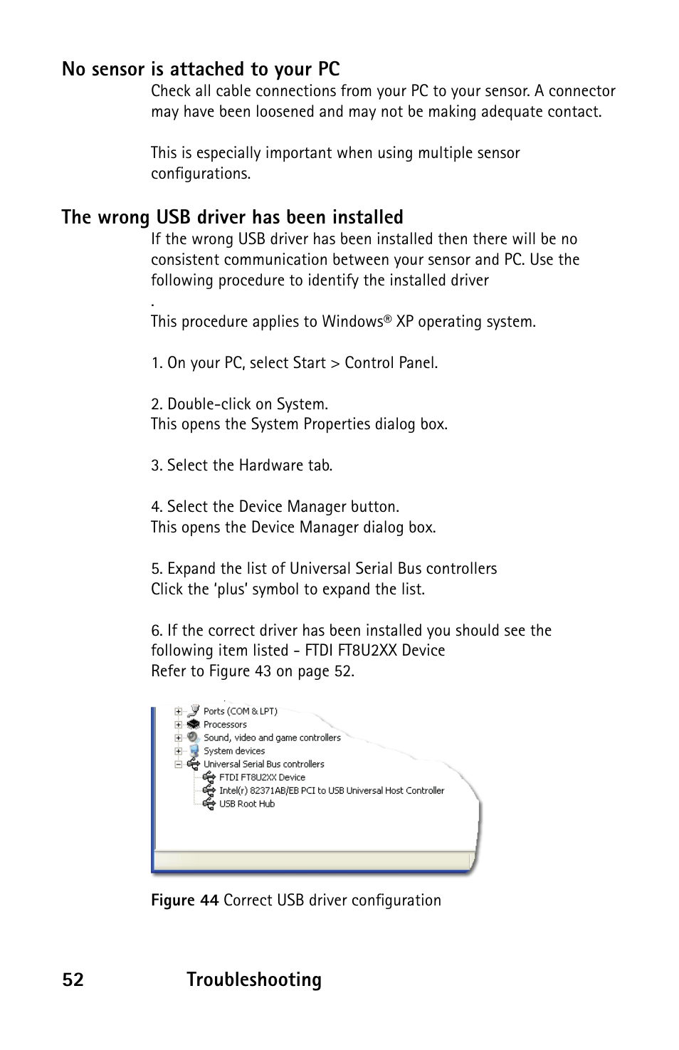 Boonton 52000 Series USB CW Power Sensor User Manual | Page 52 / 68