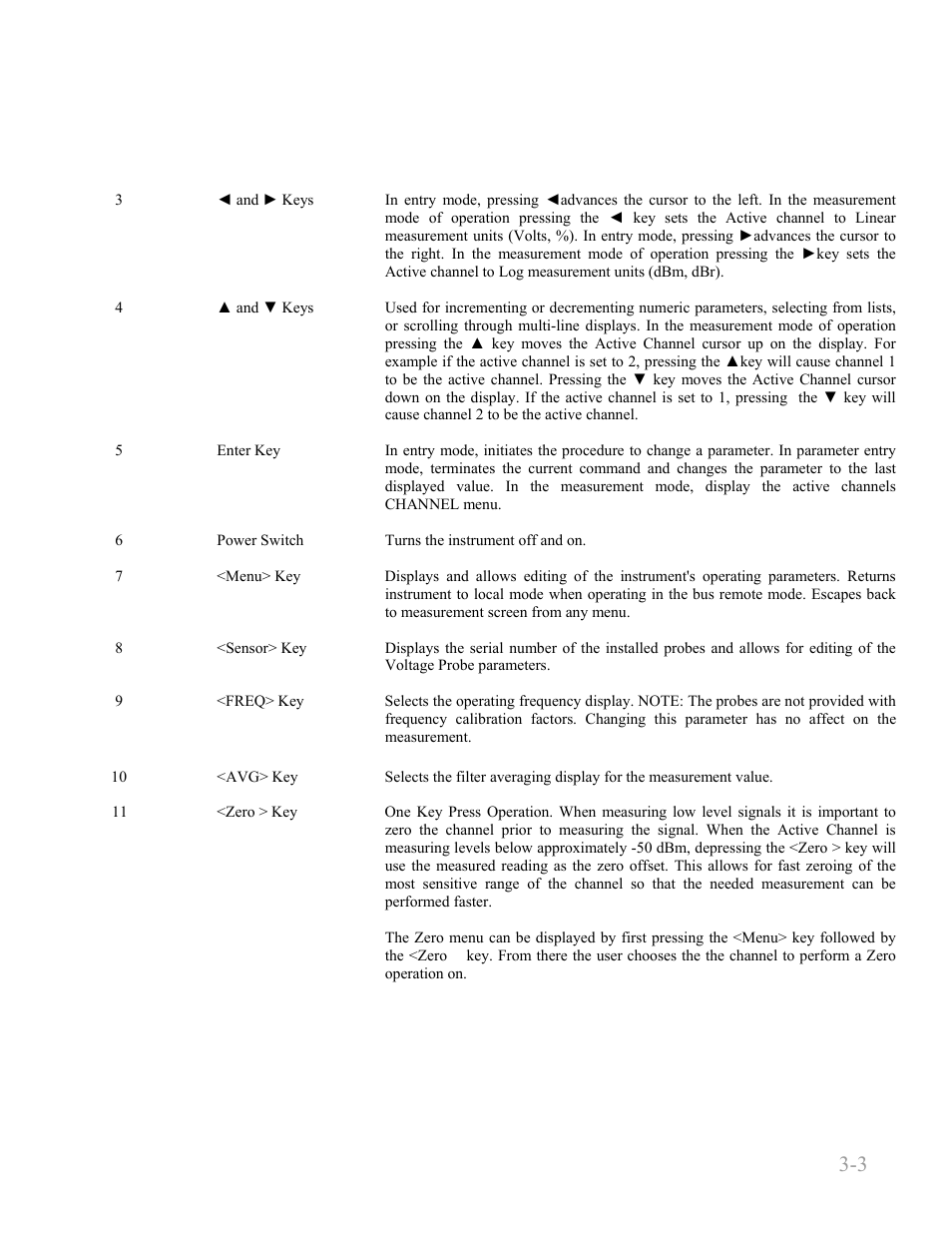 Boonton 9240 series rf voltmeter, Getting started 3-3 | Boonton 9240 RF Voltmeter User Manual | Page 29 / 100
