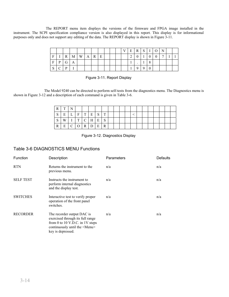 Boonton 9240 series rf voltmeter, Getting started 3-14 | Boonton 9240 RF Voltmeter User Manual | Page 40 / 100