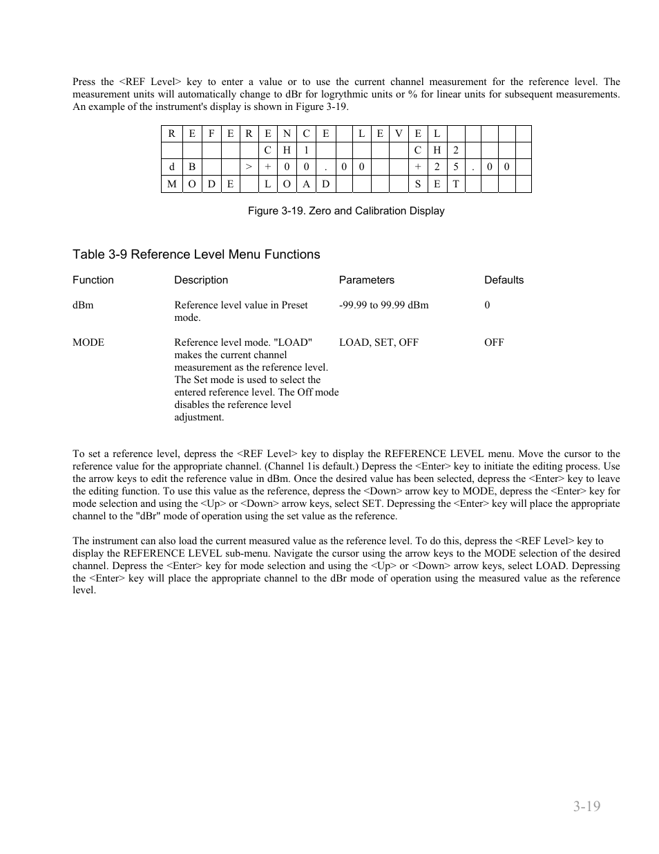 Boonton 9240 series rf voltmeter, Getting started 3-19 | Boonton 9240 RF Voltmeter User Manual | Page 45 / 100